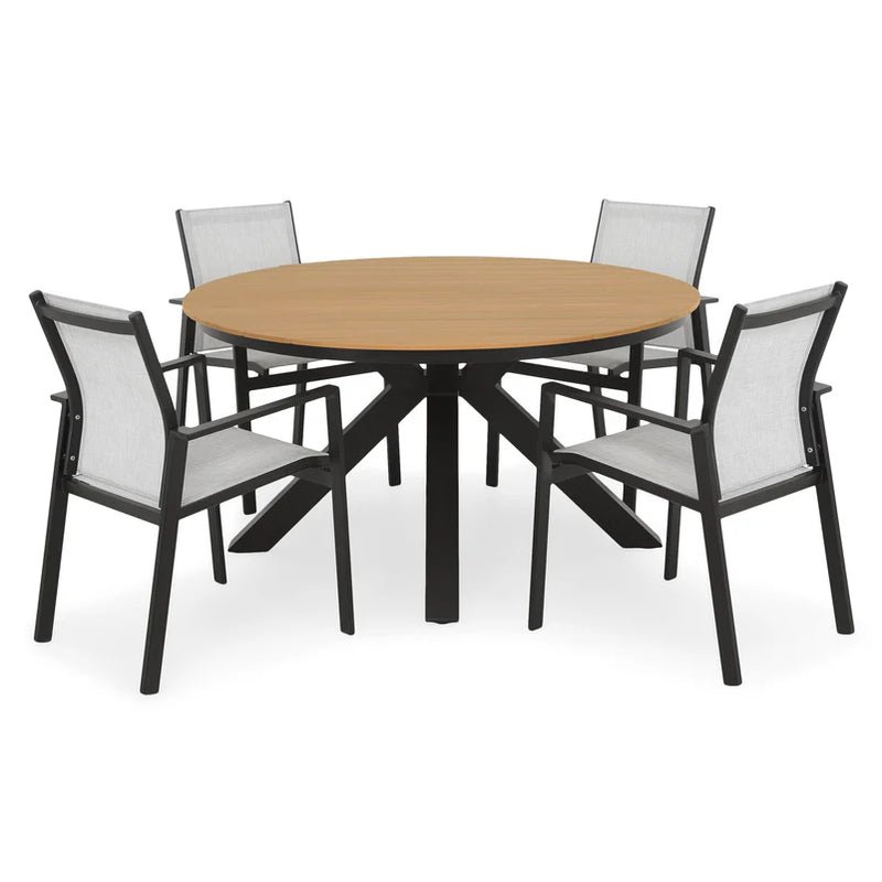 BAHIA/BARIA Set mobilier terasă/grădină, 4 scaune și masă