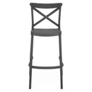 MAVEN Scaun bar exterior negru