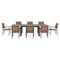 LUCCA Set mobilier terasă/grădină, 8 scaune și masă extensibilă