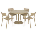 PLEZURO/CRUSOE Set mobilier terasă/grădină, 4 scaune și masă