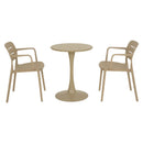 PLEZURO/MARCO Set mobilier terasă/grădină, 2 scaune și masă