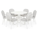 BOTANIC Set mobilier terasă/grădină, 6 scaune și masă