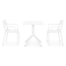 TIPPUS/CRUSOE Set mobilier terasă/grădină, masă și 2 scaune