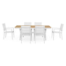 BAHIA/DRESDEN Set mobilier terasă/grădină, 6 scaune și masă