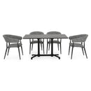 CLEO/NEXUS Set mobilier terasă/grădină, 4 scaune și masă