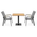 ACERO/COMO Set mobilier terasă/grădină, 2 scaune și masă