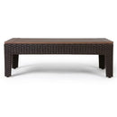 TYLER Set mobilier terasă/grădină, 2 fotolii, canapea și măsuță