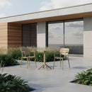 CIRCLE/MARCO Set mobilier terasă/grădină, 2 scaune și masă