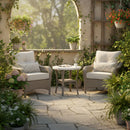 ARPHEN Set mobilier terasă/grădină, 2 fotolii și măsuță de cafea