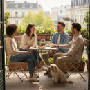 TOULOUSE Set mobilier terasă/grădină, 2 scaune și masă