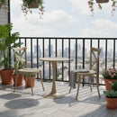 PLEZURO/CRUSOE Set mobilier terasă/grădină, 2 scaune și masă