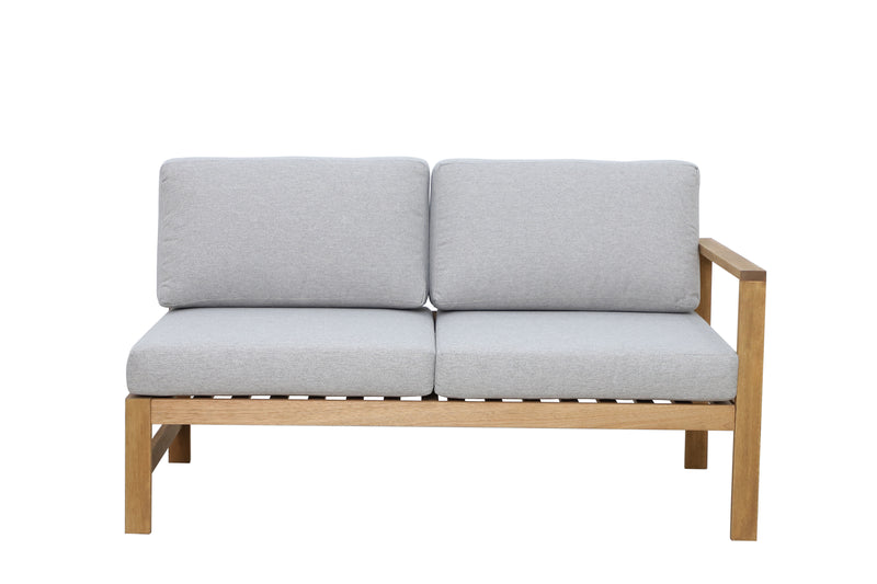 NORDIC Set mobilier terasă/grădină, fotoliu, banchetă, colțar și măsă
