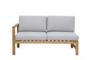 NORDIC Set mobilier terasă/grădină, fotoliu, banchetă, colțar și măsă
