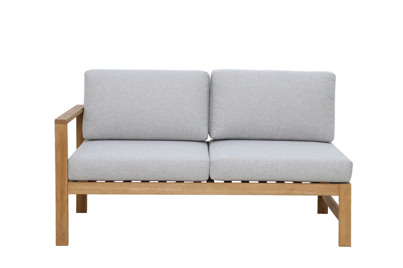 NORDIC Set mobilier terasă/grădină, fotoliu, banchetă, colțar și măsă