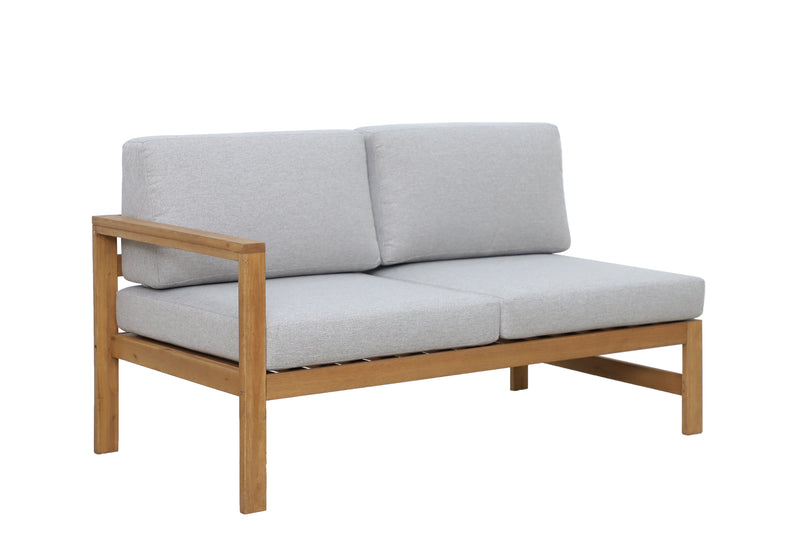 NORDIC Set mobilier terasă/grădină, fotoliu, banchetă, colțar și măsă