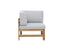 NORDIC Set mobilier terasă/grădină, fotoliu, banchetă, colțar și măsă