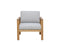NORDIC Set mobilier terasă/grădină, fotoliu, banchetă, colțar și măsă