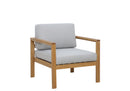 NORDIC Set mobilier terasă/grădină, fotoliu, banchetă, colțar și măsă