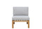 NORDIC Set mobilier terasă/grădină, fotoliu, banchetă, colțar și măsă