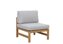 NORDIC Set mobilier terasă/grădină, fotoliu, banchetă, colțar și măsă