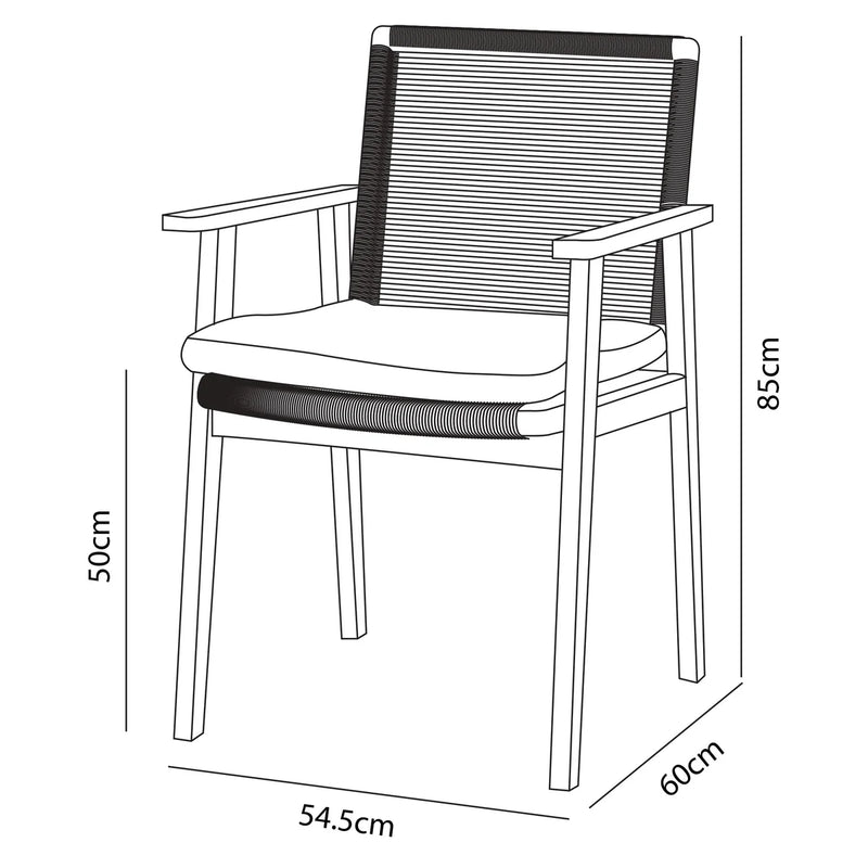 PANAY/BERGEN Set mobilier terasă/grădină, 2 scaune și masă