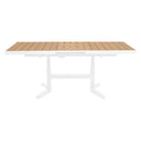 SARAY Masă extensibilă, exterior Alb