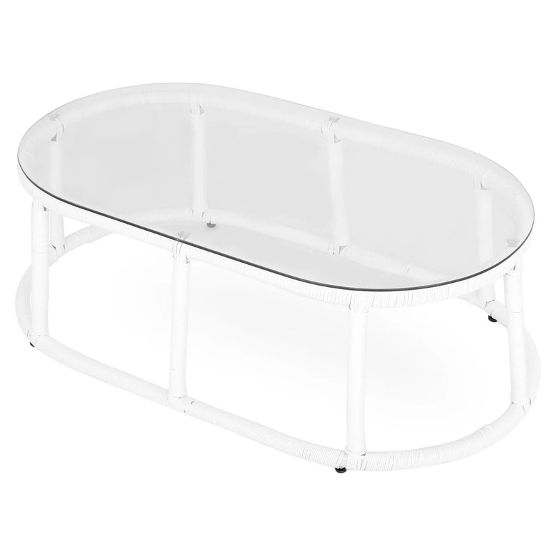 PAPASANS Set mobilier terasă/grădină, 2 fotolii, canapea și măsuță