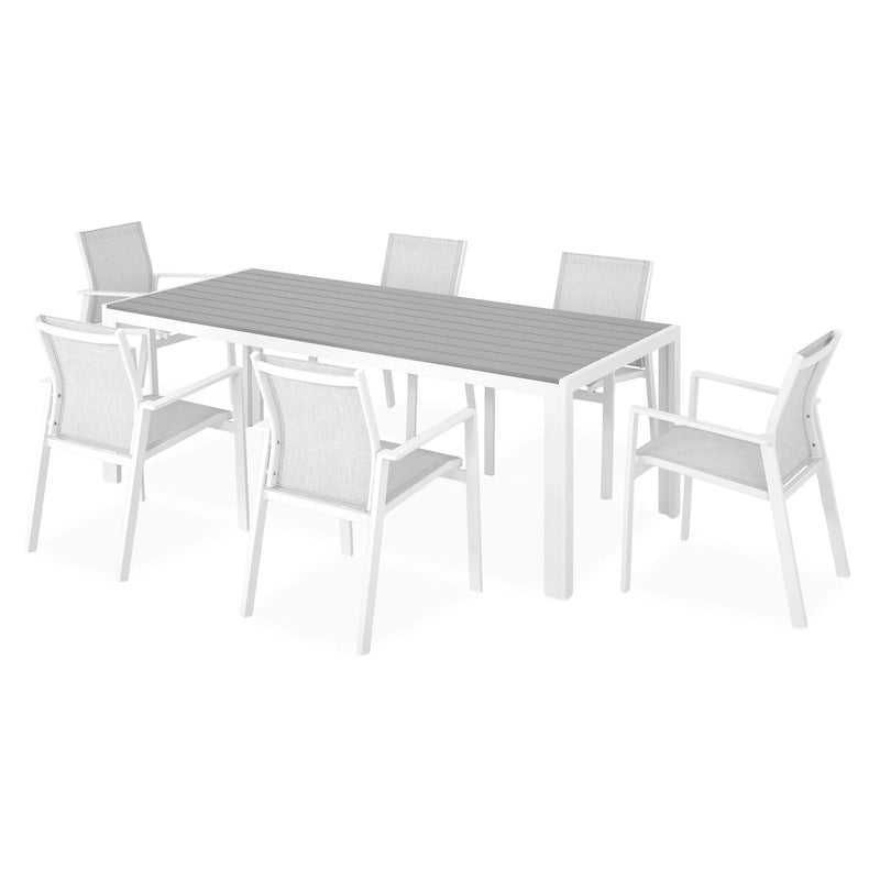 ENCORE/BARIA Set mobilier terasă/grădină, 6 scaune și masă