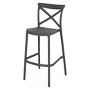 MAVEN Scaun bar exterior negru