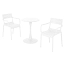 PLEZURO/CRUSOE Set mobilier terasă/grădină, 2 scaune și masă