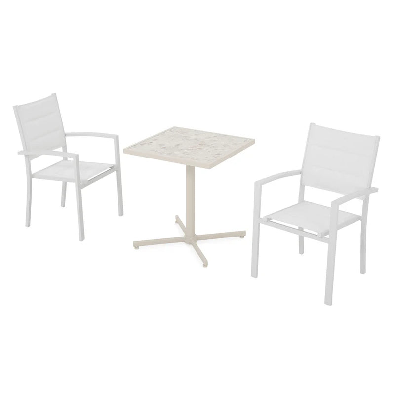 MOCHA/DRESDEN Set mobilier terasă/grădină, 2 scaune și masă