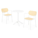 CIRCLE/ALIVIO Set mobilier terasă/grădină, 2 scaune și masă