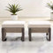 LONDON Set mobilier terasă/grădină, 2 taburete