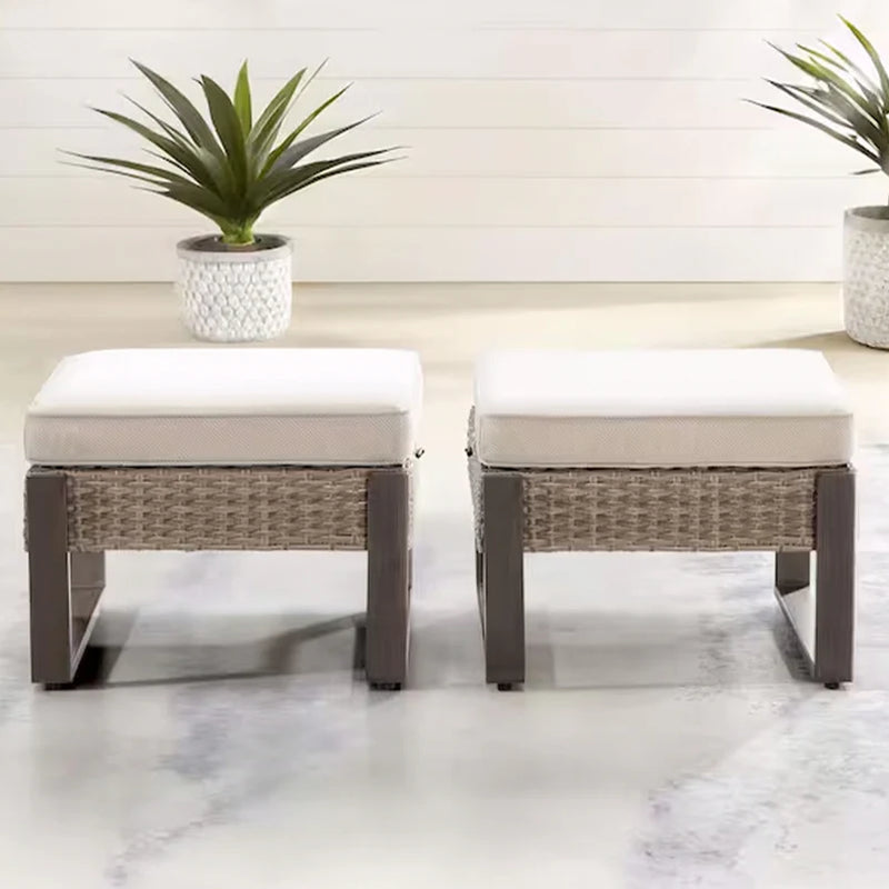 LONDON Set mobilier terasă/grădină, 2 taburete