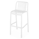 ALPINE Scaun bar exterior alb