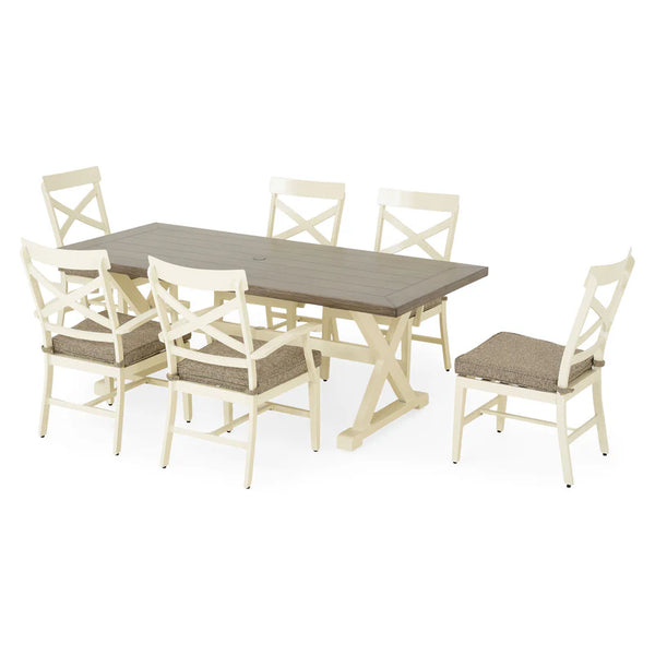 SIRIO Set mobilier terasă/grădină, 6 scaune și masă
