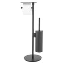 DOTTY Suport stativ perie WC și hârtie igienică negru