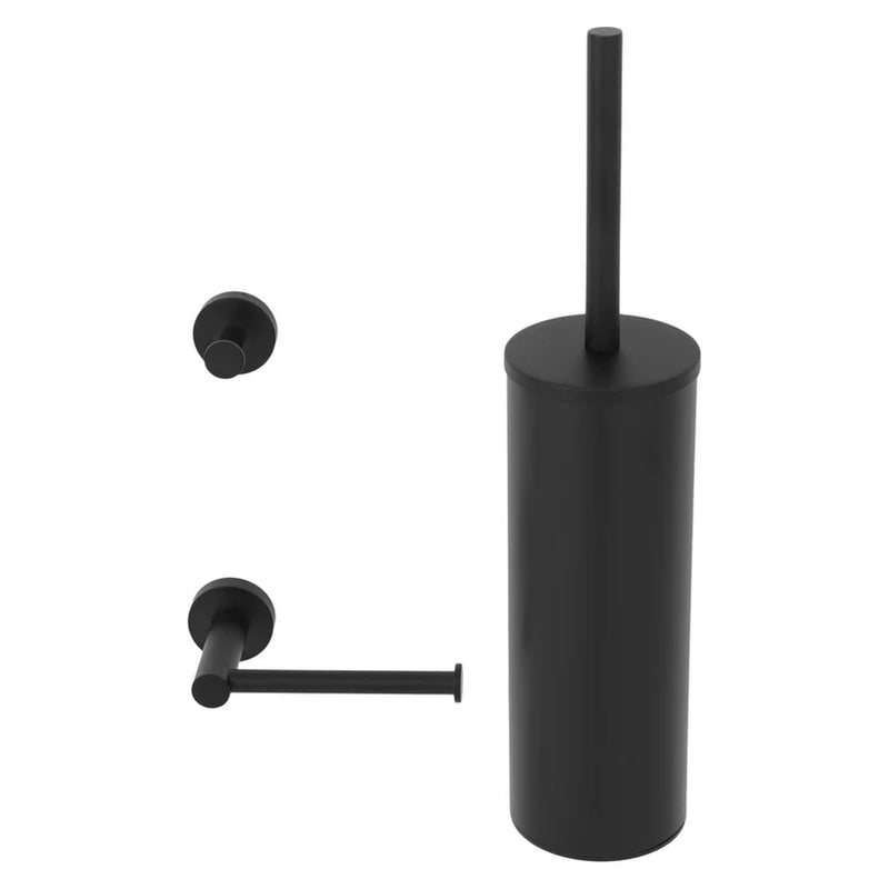 KOROS Set accesorii baie negru