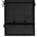 BASIC BLACK Pernă scaun spătar înalt, 50x100cm