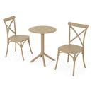 CIRCLE/SUCCOR Set mobilier terasă/grădină, 2 scaune și masă