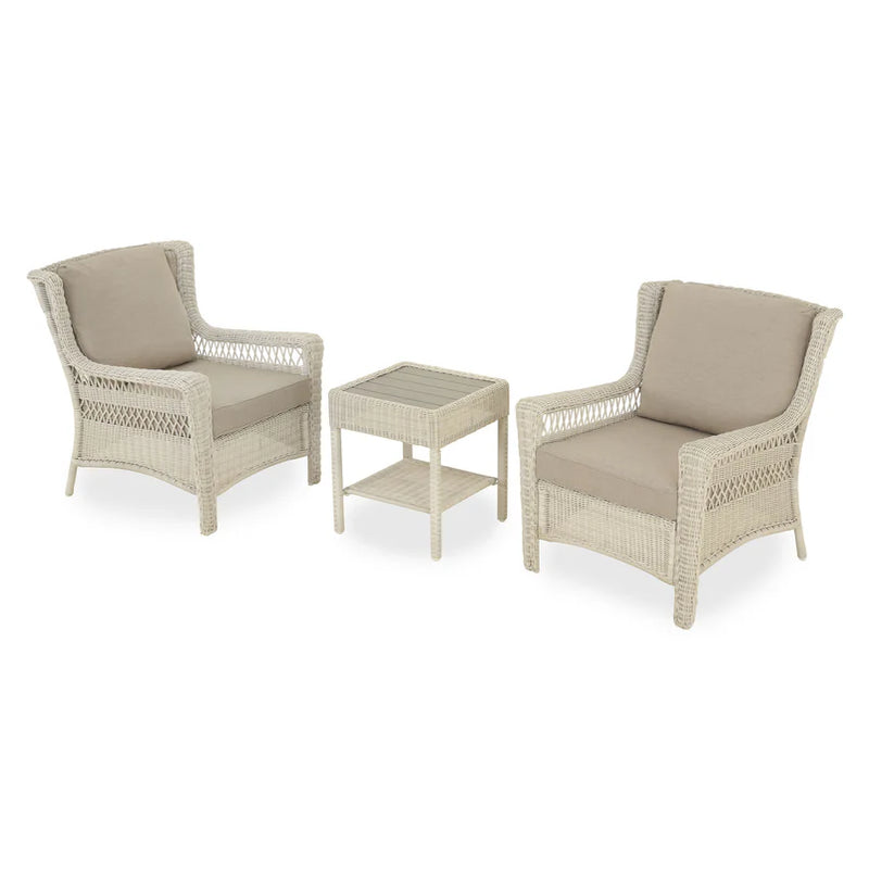 PARK MEADOWS Set mobilier terasă/grădină, 2 fotolii și măsuță