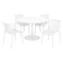 PLEZURO/ALPINE Set mobilier terasă/grădină, 4 scaune și masă