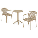 CIRCLE/ALPINE Set mobilier terasă/grădină, 2 scaune și masă