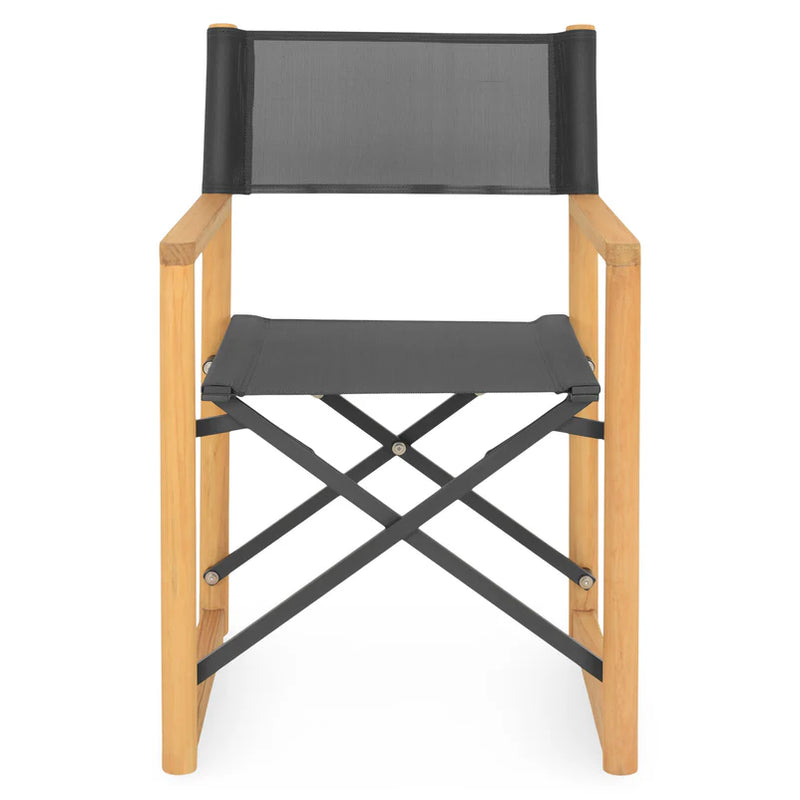 REGIZOR Set mobilier terasă/grădină, 2 scaune pliabile