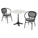 RIVA/SELINA Set mobilier terasă/grădină, 2 scaune și masă