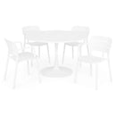 PLEZURO/MARCO Set mobilier terasă/grădină, 4 scaune și masă