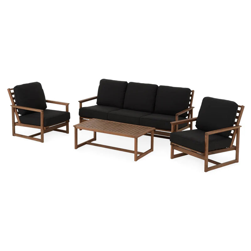 MARQUISE Set mobilier terasă/grădină, 2 fotolii, canapea și măsuță