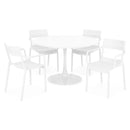 PLEZURO/CRUSOE Set mobilier terasă/grădină, 4 scaune și masă