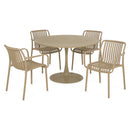 PLEZURO/ALPINE Set mobilier terasă/grădină, 4 scaune și masă