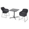 MOCHA/BEZIER Set mobilier terasă/grădină, 2 scaune și masă